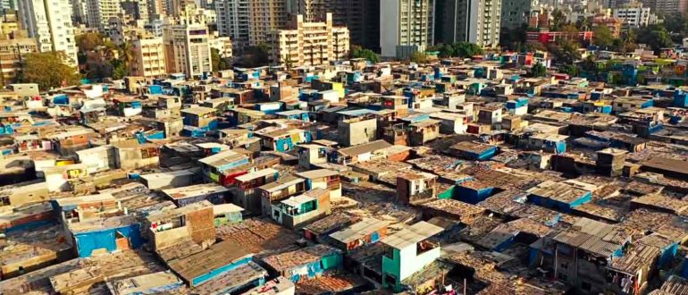Трущобы Дхарави в Мумбаи